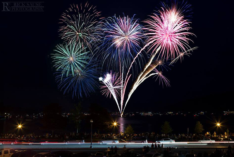 lake george fireworks